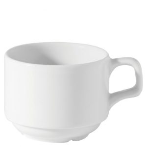 White china tea/coffee cup