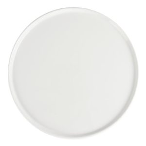 White china pizza/torte plate 13 inch