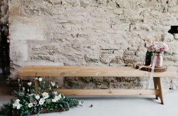 6ft long rustic bench