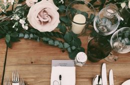 Rustic wedding with Verdi cutlery and white linen
