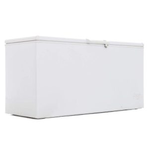 White chest freezer