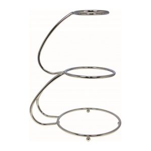 E shape wedding cake stand