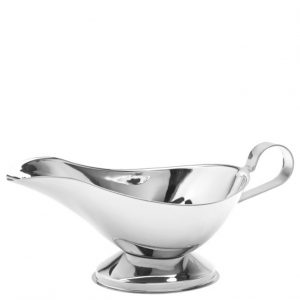 Stainless steel 10oz gravy boat