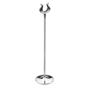12 inch Stainless Steel table number stand