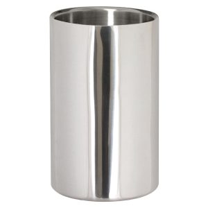 Stainless steel wine bottle cooler
