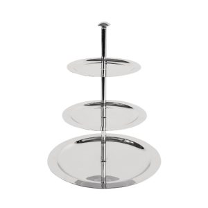 Three tier metal cake stand